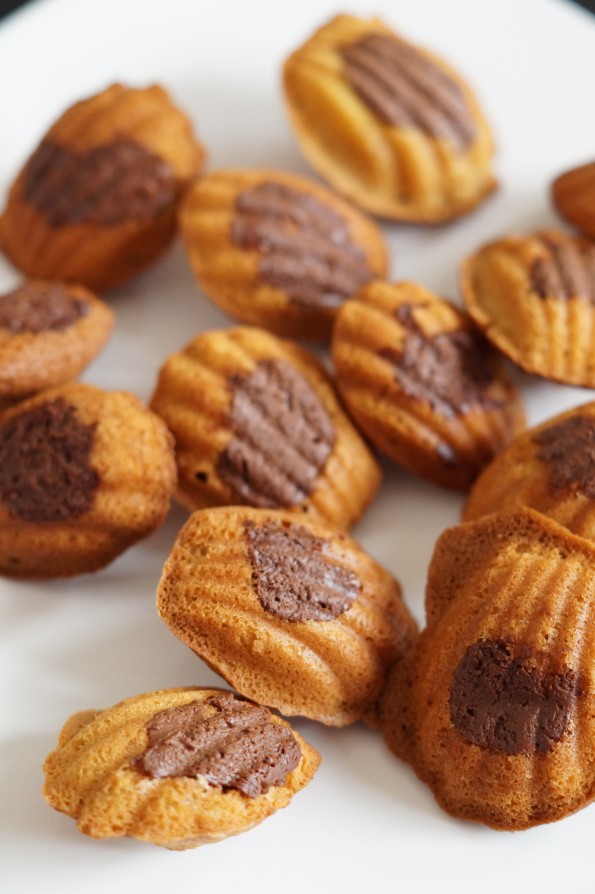Mini Nutella Madeleines