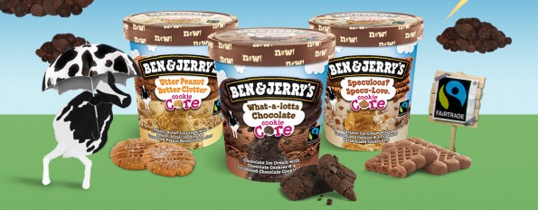 Lancering nieuwe smaken Ben & Jerry's Cookie Core!